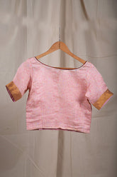 Pink Textured Blouse